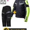Kit Completo Transformer Klima Lady CE 3 Strati Giallo - Giacca Moto Donna Certificata Befast + Pantaloni Moto Donna Certificati Befast -Befastal Negozio kitklimapantlbky
