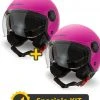 Kit Coppia Rapid Viola - Coppia Caschi Jet Befast Rapid -Befastal Negozio kitrapidviola