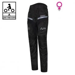 Pantaloni Moto Touring Donna Befast KLIMA PANT Lady CE Certificati 3 Strati Nero