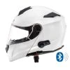 Casco Modulare Befast Connect Con Interfono Integrato Bianco Lucido -Befastal Negozio modulare bianco lucido 003 blue