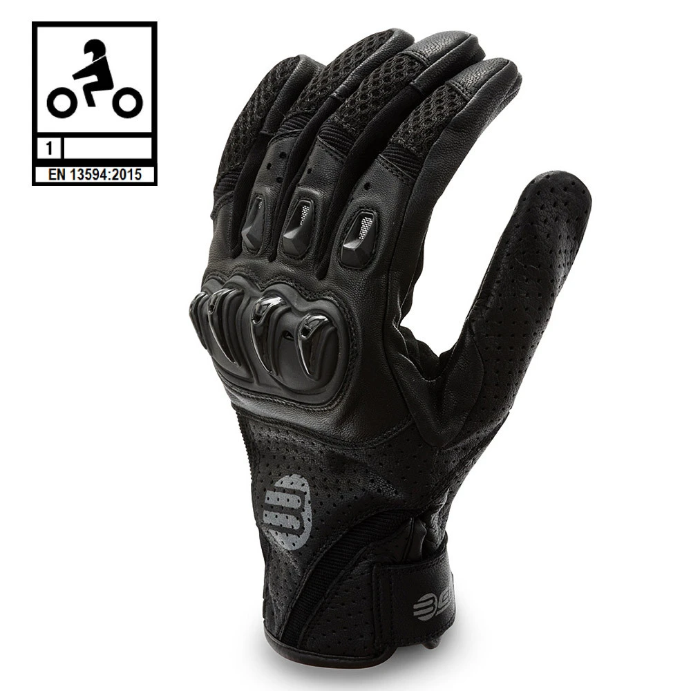 Guanti Moto Estivi Befast AIR RACER CE Certificati Nero 3 Guanti Moto Estivi Befast AIR RACER CE Certificati Nero