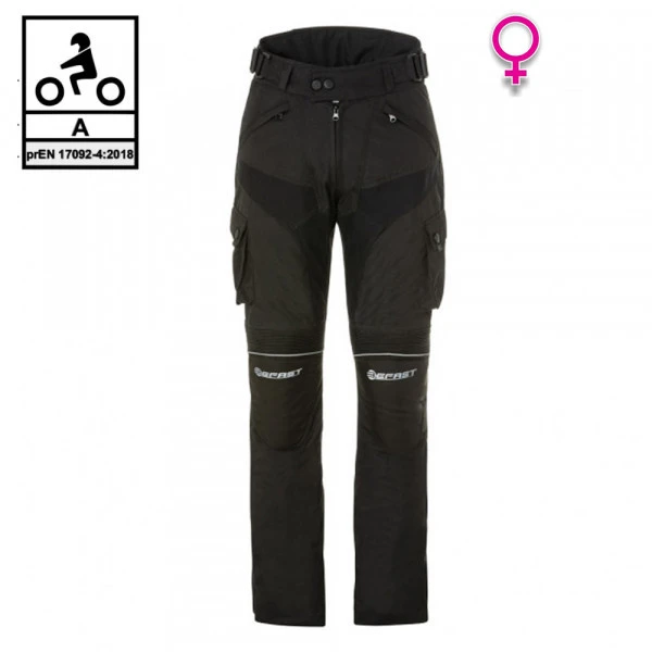 Kit Completo Touring Tech Lady CE 3 Strati Nero - Giacca Moto Donna Certificata Befast + Pantaloni Moto Donna Certificati Befast 6 Kit Completo Touring Tech Lady CE 3 Strati Nero - Giacca Moto Donna Certificata Befast + Pantaloni Moto Donna Certificati Befast - immagine 4