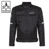 Giacca Moto Touring Befast ALLTIME CE Certificata 3 Strati Nero -Befastal Negozio pittogramma all time ce bkb fronte 1
