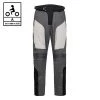 Pantaloni Moto Befast RADIUS PANT CE Certificati Nero Grigio -Befastal Negozio pittogramma radius ce pant bkg fronte