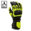 Guanti Moto Pelle Racing Befast TRONIC Certificati CE Nero Giallo -Befastal Negozio pittogramma tronic giallo 01