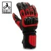 Guanti Moto Pelle Racing Befast TRONIC Certificati CE Nero Rosso -Befastal Negozio pittogramma tronic rosso 01