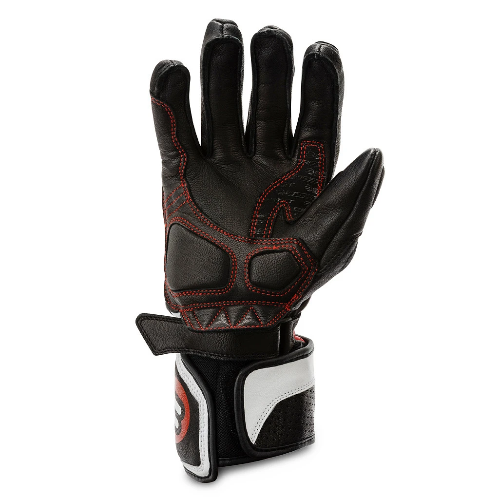 Guanti Moto Pelle Racing Befast PROTECTOR CE Certificati Nero Rosso 4 Guanti Moto Pelle Racing Befast PROTECTOR CE Certificati Nero Rosso - immagine 2
