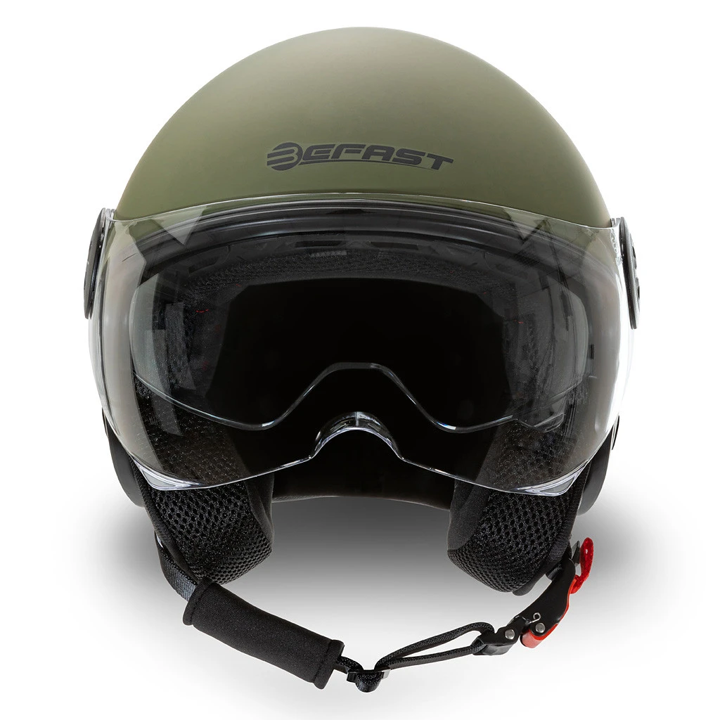 Casco Jet Befast Rapid Verde Militare Opaco 5 Casco Jet Befast Rapid Verde Militare Opaco - immagine 3