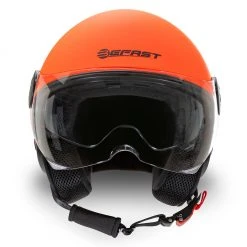 Casco Jet Befast Rapid Arancio Fluo Opaco -Befastal Negozio rapid matt orange fluo fronte