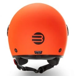 Casco Jet Befast Rapid Arancio Fluo Opaco -Befastal Negozio rapid matt orange fluo retro