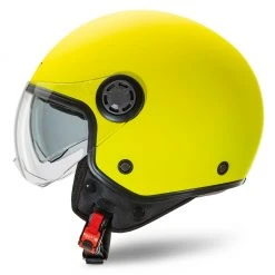Casco Jet Befast Rapid Giallo Fluo Opaco -Befastal Negozio rapid matt yellow fluo laterale sx