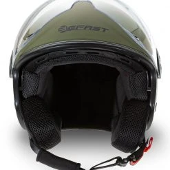 Casco Jet Befast Rapid II Doppia Visiera Verde Militare Opaco -Befastal Negozio rapid matt military green esempio02