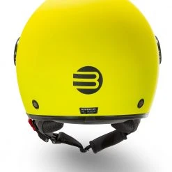 Casco Jet Befast Rapid II Doppia Visiera Giallo Fluo Opaco -Befastal Negozio rapid matt yellow fluo retro