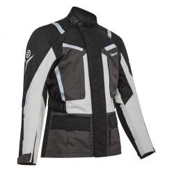 Giacca Moto Befast RIDDICK CE Certificata Nero Grigio Chiaro -Befastal Negozio riddick ce grey esempio 02