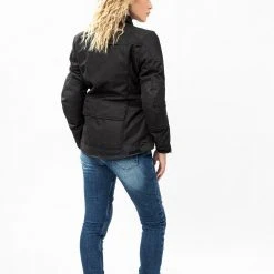 Giacca Moto Donna Befast BABYLON Lady CE Certificata Nero -Befastal Negozio shooting befast babylon nera 2