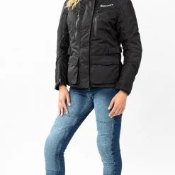 Giacca Moto Donna Befast BABYLON Lady CE Certificata Nero -Befastal Negozio shooting befast babylon nera