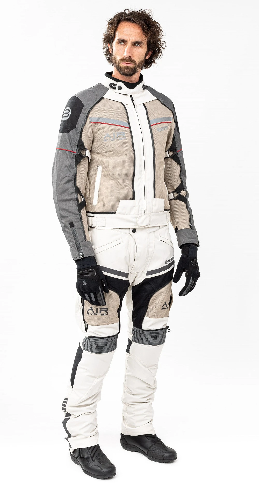 Kit Completo Transformer Klima CE 3 Strati Grigio - Giacca Moto Certificata Befast + Pantaloni Moto Certificati Befast 6 Kit Completo Transformer Klima CE 3 Strati Grigio - Giacca Moto Certificata Befast + Pantaloni Moto Certificati Befast - immagine 4