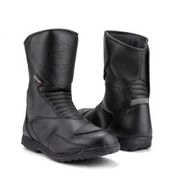 Stivali Moto Touring Pelle Befast Travel WP Nero