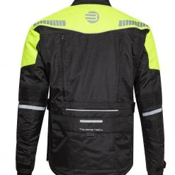 Kit Coppia Touring Tech CE Nero Giallo - Giacca Moto Certificata Befast Uomo + Donna -Befastal Negozio touringtech l yellow retro 3