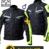 Kit Coppia Transformer CE Nero Giallo- Giacca Moto Certificata Befast Uomo + Donna