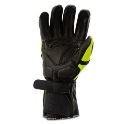 Guanti Moto Pelle Racing Befast TRONIC Certificati CE Nero Giallo -Befastal Negozio tronic giallo 02