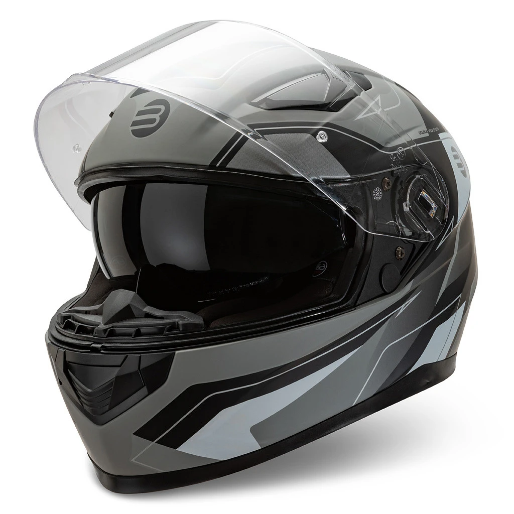 Casco Integrale Befast Ventus Argento Nero 4 Casco Integrale Befast Ventus Argento Nero - immagine 2