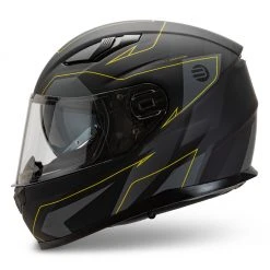 Casco Integrale Befast Ventus Nero Giallo -Befastal Negozio ventus nero giallo laterale sx
