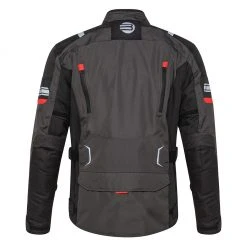 Giacca Moto Touring Befast VICTORY CE Certificata 3 Strati Nero Grigio -Befastal Negozio victory ce grey retro manichino