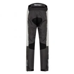 Pantaloni Moto Touring Befast VICTORY PANT CE Certificati 3 Strati Nero Grigio Chiaro -Befastal Negozio victory ce pant black light grey retro 1