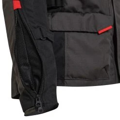 Giacca Moto Touring Befast VICTORY CE Certificata 3 Strati Nero Grigio -Befastal Negozio victory ce avambraccio 1